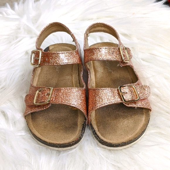 Cat & Jack Other - Cat & Jack Sparkle Gold Sandals
